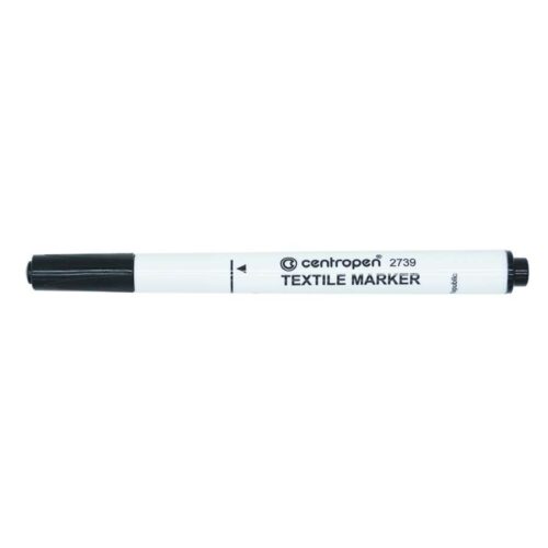 Centropen Textilmarker 2739 - Fekete - 1