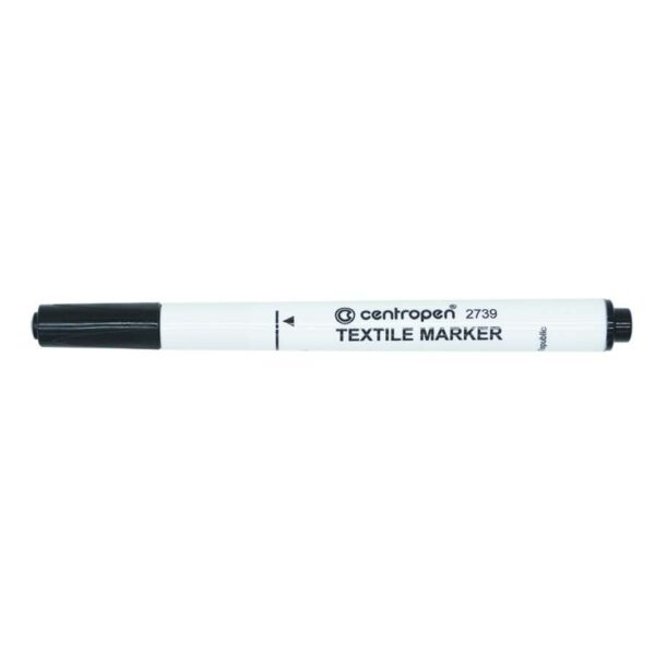 Centropen Textilmarker 2739 - Fekete - 1