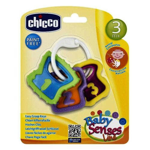 Chicco Kulcsos rágóka színes akasztós