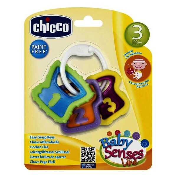Chicco Kulcsos rágóka színes akasztós