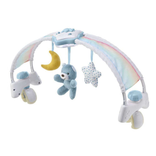 Chicco Rainbow Sky kiságy Játékhíd és Éjszakai fény