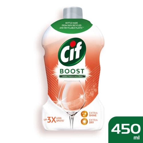 Cif Shine & Dry Boost öblítőszer mosogatógéphez 450ml