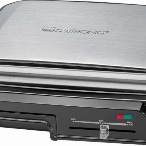 Clatronic KG 3571 kontaktgrill 2000W - fekete-inox
