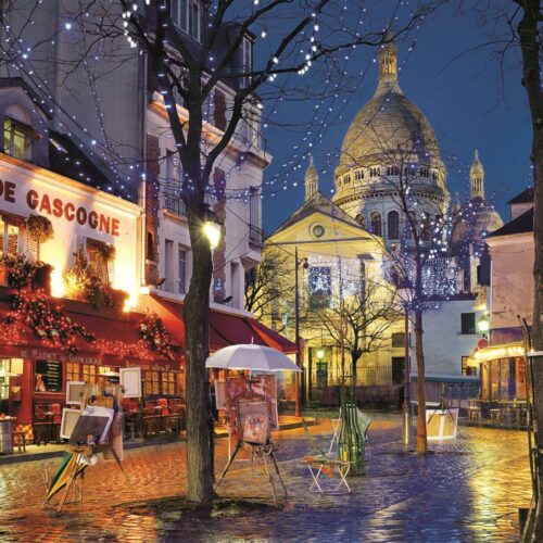 Clementoni compact Puzzle  - Párizs Montmartre 1500db