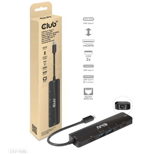 Club 3D CSV-1596 100W Dokkoló