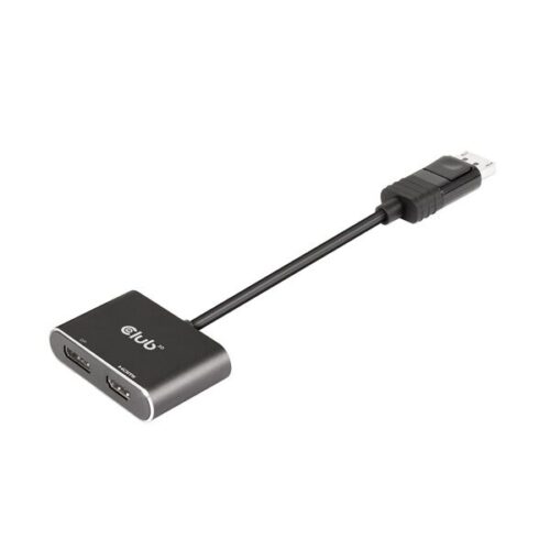 Club 3D CSV-7220 DisplayPort 1.4 - Dual 4K Monitor Elosztó