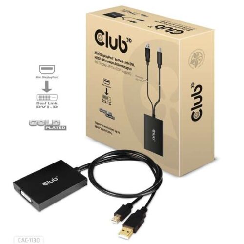 Club3D Mini DisplayPort to Dual Link DVI