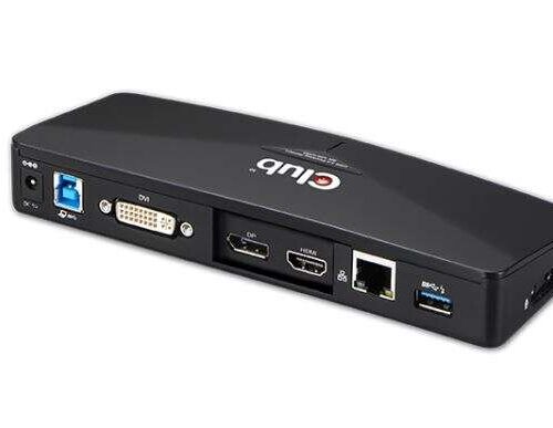 Club3D SenseVision USB 3.0 4K Dokkoló állomás