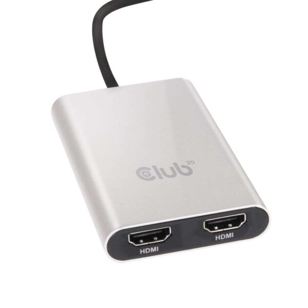 Club3D Thunderbolt 3 to Dual HDMI 2.0 4K60Hz UHD Adapter CSV-1574