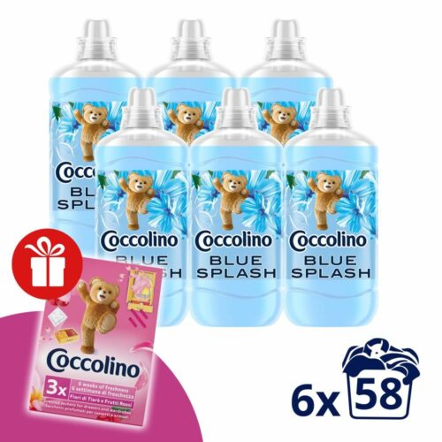 Coccolino Fresh & Soft Blue Splash Öblítők oncentrátum 348 mo...