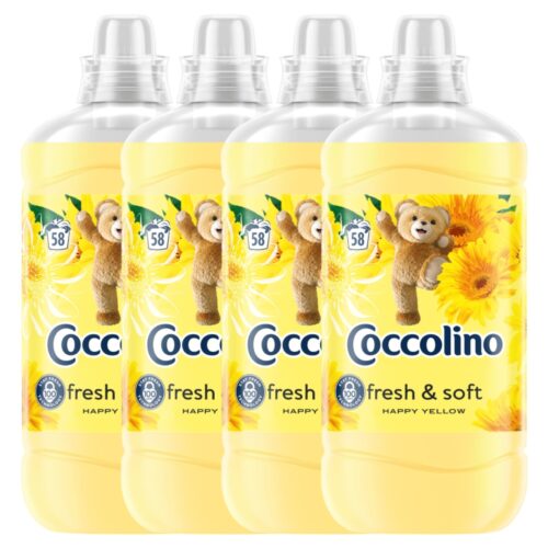 Coccolino Fresh & Soft Happy Yellow Öblítő koncentrátum 232 m...
