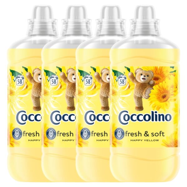 Coccolino Fresh & Soft Happy Yellow Öblítő koncentrátum 232 m...
