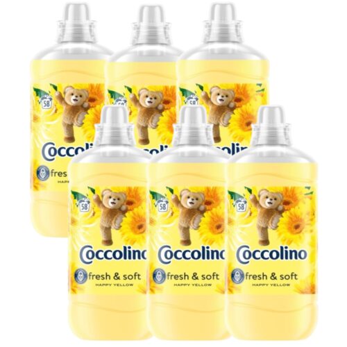 Coccolino Fresh & Soft Happy Yellow Öblítő koncentrátum 348 m...