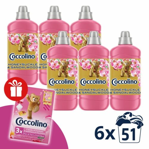 Coccolino Honeysuckle & Sandalwood Öblítő koncentrátum 306 mo...