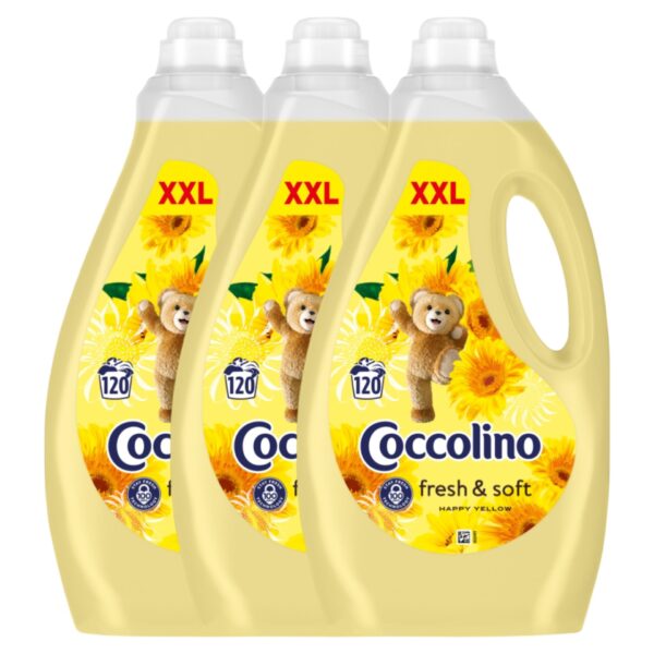 Coccolino Öblítőkoncentrátum Happy Yellow 9000ml