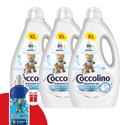 Coccolino Sensitive folyékony Mosógél 3x2