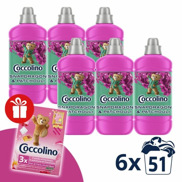 Coccolino Snapdragon & Patchouli Öblítő koncentrátum 306 mosá...