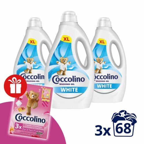 Coccolino White folyékony Mosógél 3x2