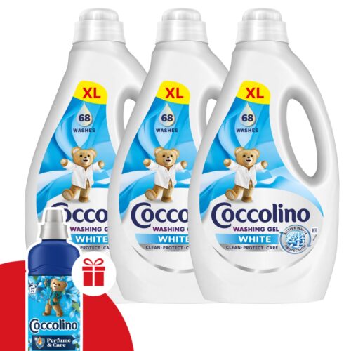 Coccolino White folyékony Mosógél 3x2