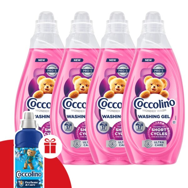 Coccolino Wonder Wash Mosógél Gyors mosáshoz Ultra Care 148 mosás...