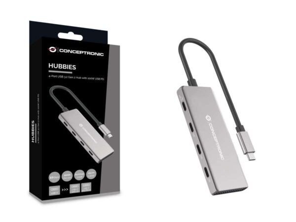 Conceptronic HUBBIES16G 4x USB Type-C 3.2 HUB (4 port)