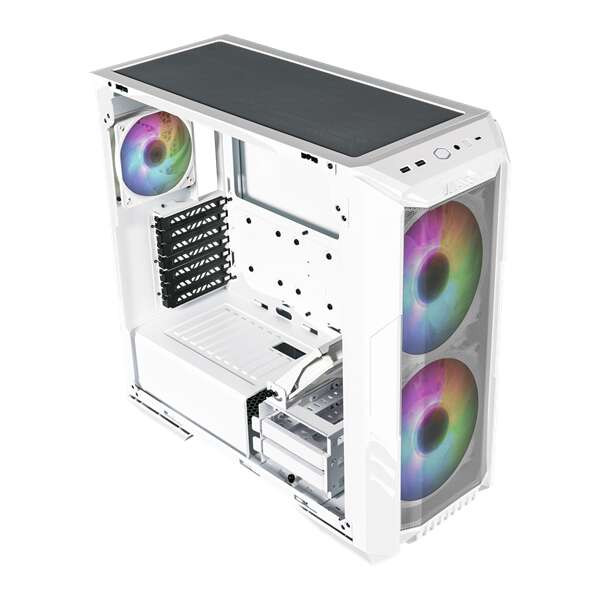 Cooler Master Ház Midi ATX HAF 500 ARGB Tápegység nélkül