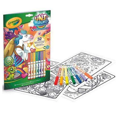 Crayola: Color & Activity állatkornis foglalkoztató 7 db filctollal