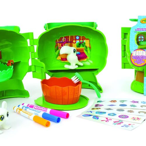 Crayola Washimals kimosható állatkák Játékszett - Faház a szafarin
