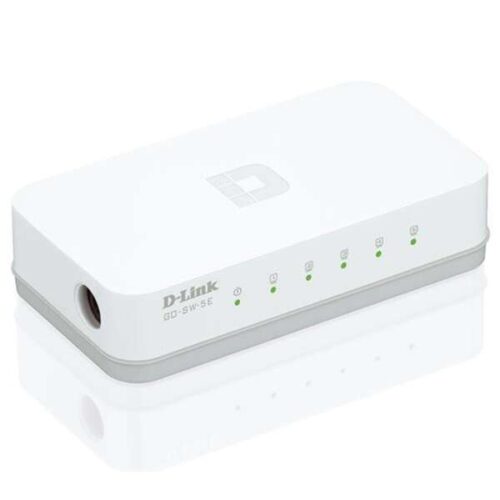 D-Link GO-SW-5E/E Switch 5x100Mbps Műanyagházas Asztali