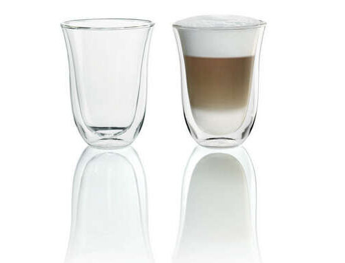 De’Longhi 5513214611 kávéspohár Átlátszó 2 dB 330 ml
