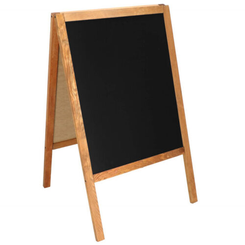 Dechland kétoldalas fa Megállító tábla XL 100x60cm