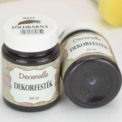 Decorolla matt dekorfesték 60ml földbarna
