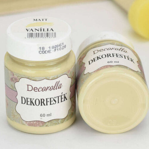 Decorolla matt dekorfesték 60ml vanília