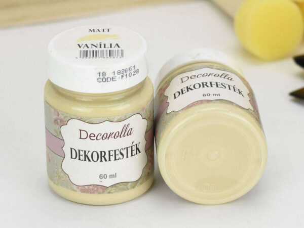 Decorolla matt dekorfesték 60ml vanília