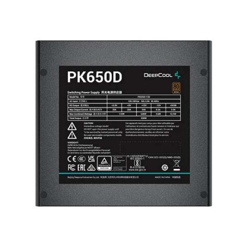 DeepCool 650W PK650D 80+ Tápegység