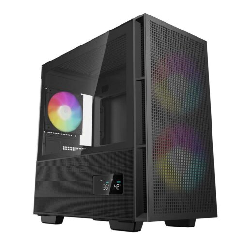 DeepCool CH360 DIGITAL Számítógépház - Fekete