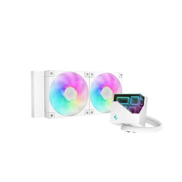 DeepCool CPU Water Cooler LT240 WH ARGB  max 19dB  max. 145