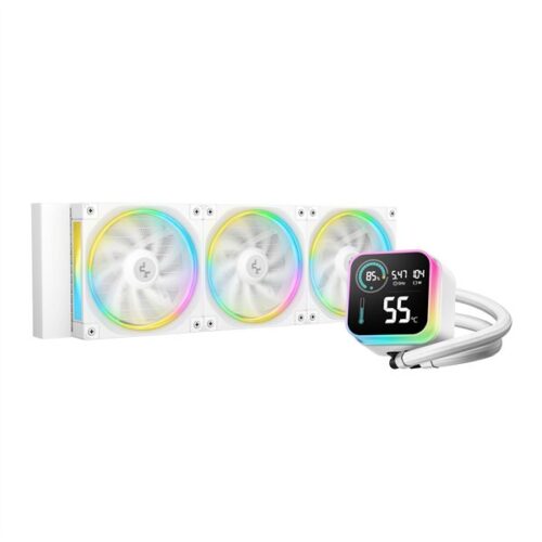 DeepCool LQ360 WH Fehér CPU Vízhűtés - LED Kijelző