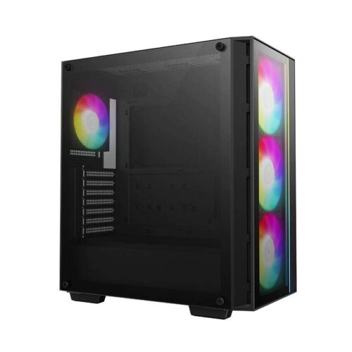 DeepCool MATREXX55 V4 C Midi Toronyház - RGB - Üveg Oldalfal