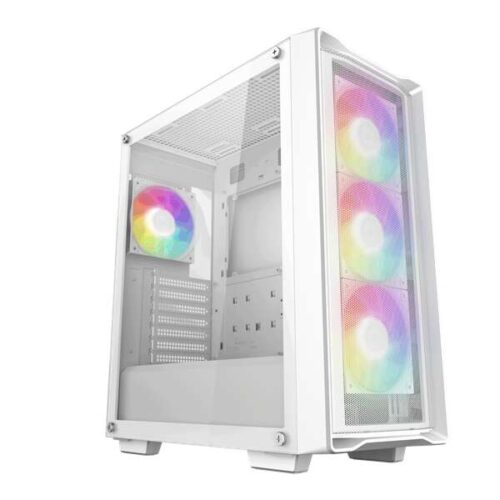 DeepCool Számítógépház - CC560 MESH WH V2 (fekete