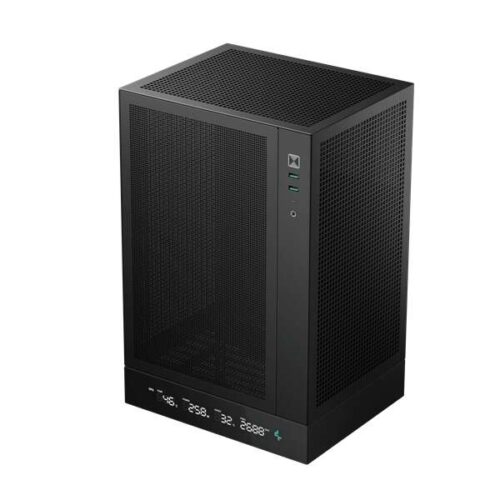 DeepCool Számítógépház - CH170 DIGITAL (fekete