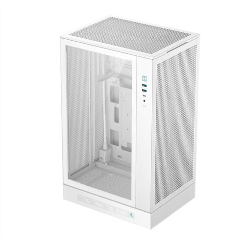 DeepCool Számítógépház - CH270 DIGITAL WH (fekete