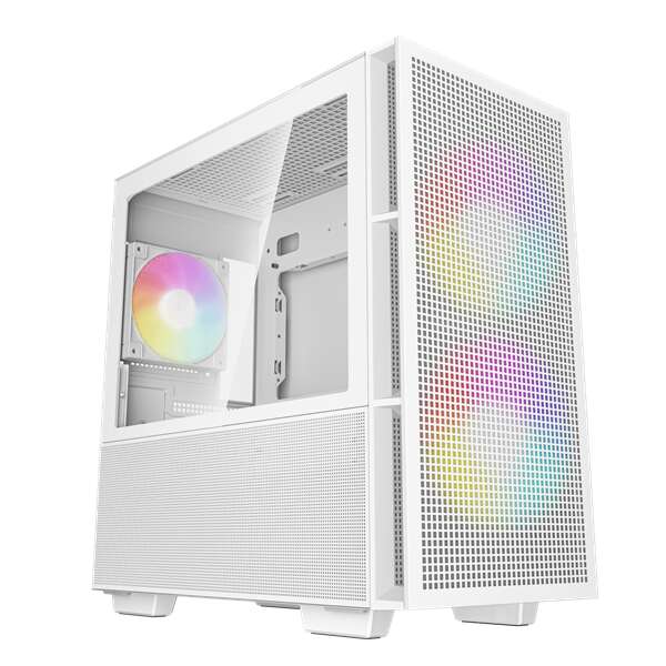 DeepCool Számítógépház - CH360 DIGITAL WH (fekete