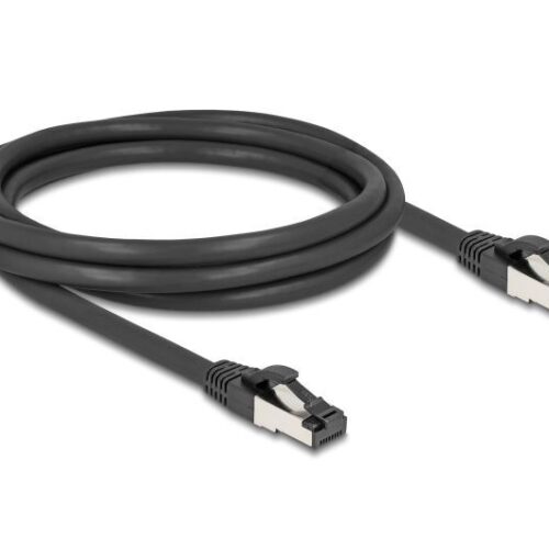 DeLOCK 80572 hálózati kábel Fekete 2 M Cat8.1 S/FTP (S-STP)