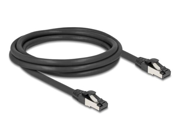 DeLOCK 80572 hálózati kábel Fekete 2 M Cat8.1 S/FTP (S-STP)