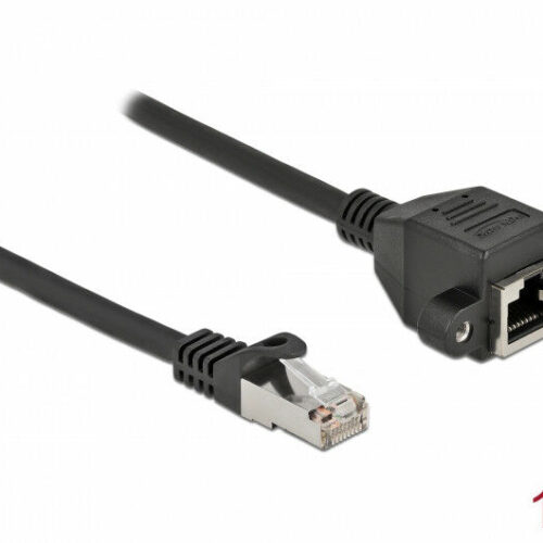 Delock Hálózat bővítő kábel S/FTP RJ45 apa - RJ45 anya Cat.6A