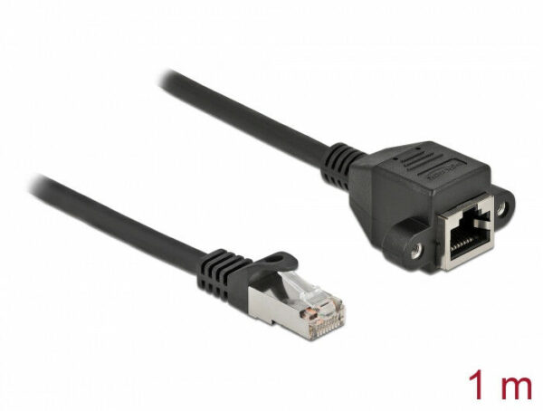 Delock Hálózat bővítő kábel S/FTP RJ45 apa - RJ45 anya Cat.6A