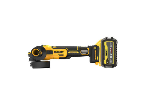 DEWALT Akkus sarokcsiszoló 125 mm 18 V (1 x 6 Ah + töltő + TSTAK)...