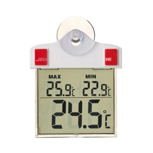 Digitális hőmérő ablakba min-max