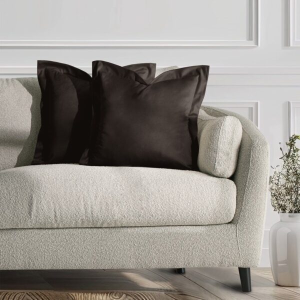 Díszpárnahuzat VELVET barna glamour bársony 45x45 ameliahome